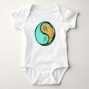Aquarius & Fire Dragon Baby Bodysuit
