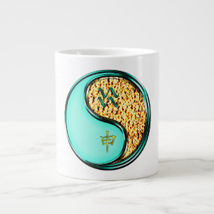 Aquarius & Fire Monkey Giant Coffee Mug