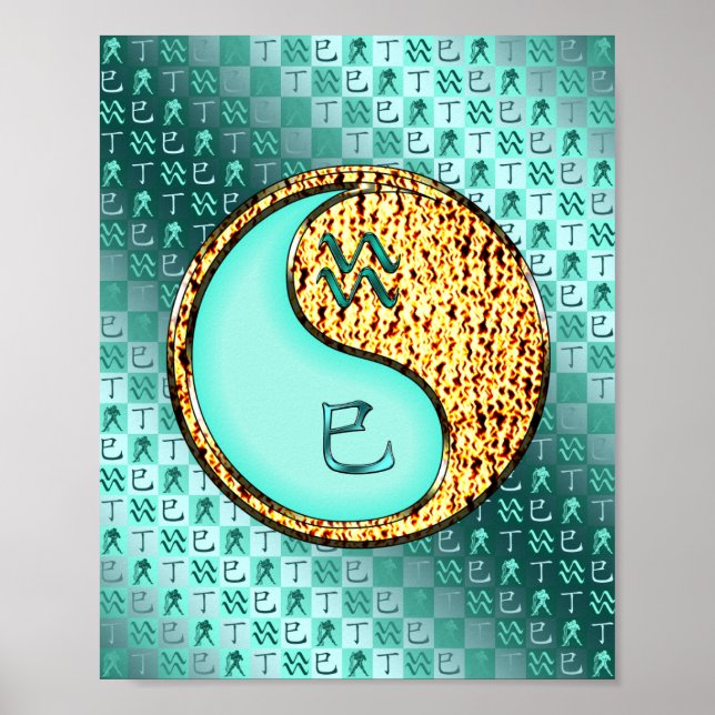 Aquarius & Fire Snake Poster (Front)