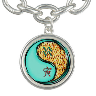 Aquarius & Fire Tiger Bracelet