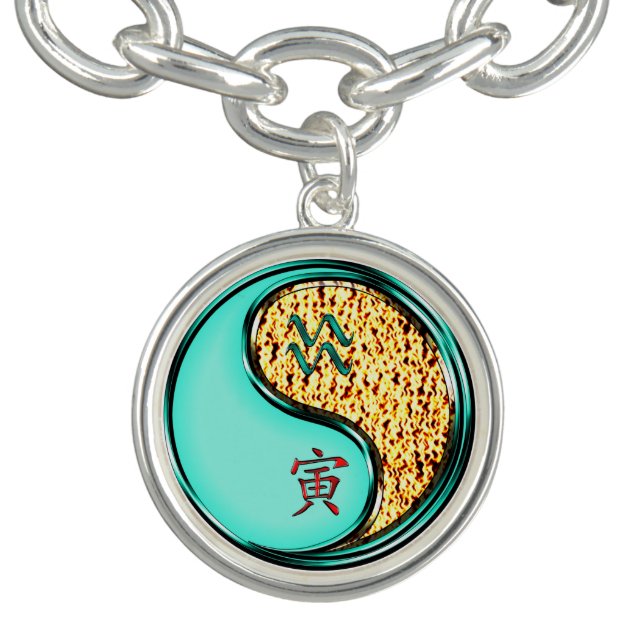 Aquarius & Fire Tiger Bracelet (Design)