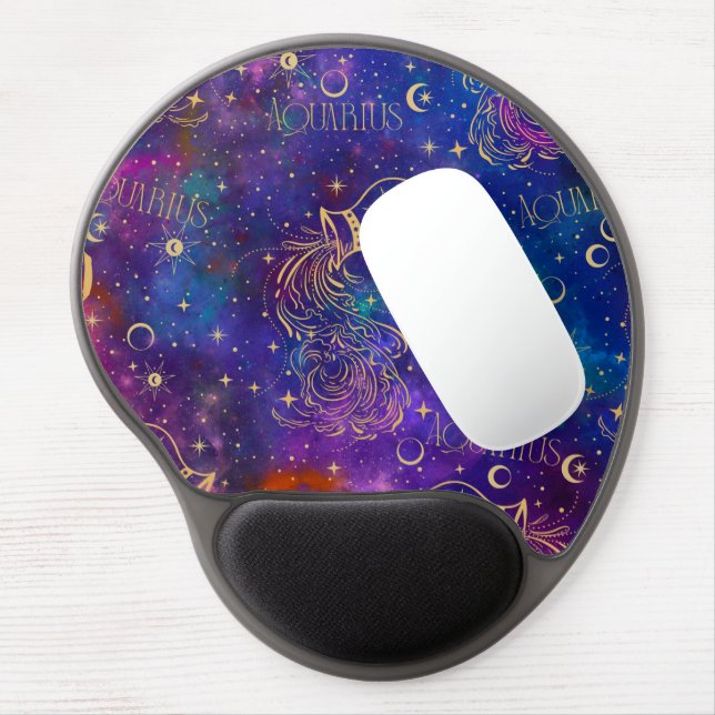 Aquarius Galaxy Gel Mouse Pad (Left Side)