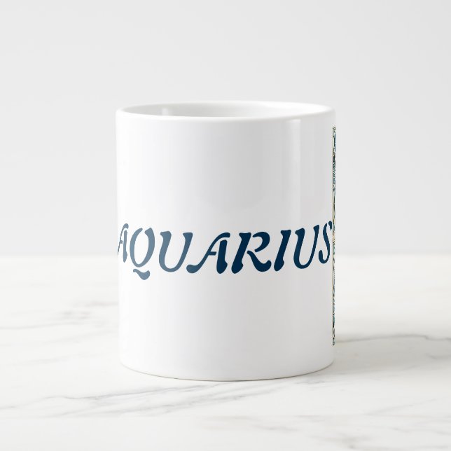Aquarius Giant Coffee Mug (Front)