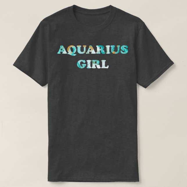 Aquarius girl Classic TShirt (Design Front)