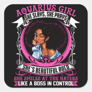 July Girl She Slays She Prays She's Beautiful' Sticker