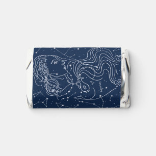 Aquarius Girl Zodiac Sign Hershey's Miniatures