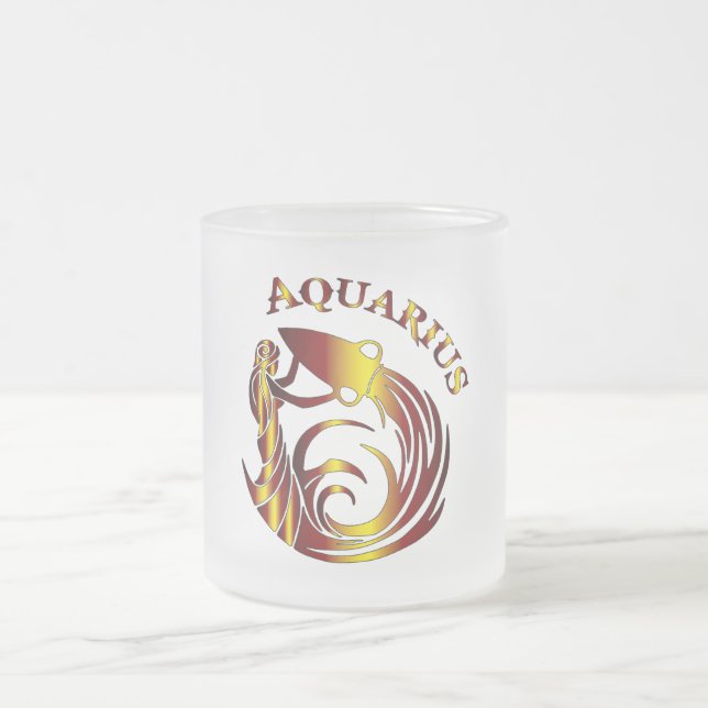 Aquarius Glass Mug (Center)