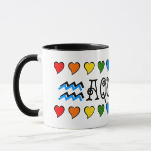 Aquarius Hearts Mug