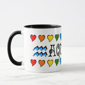 Aquarius Hearts Mug