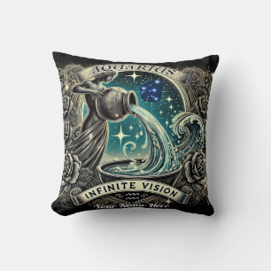 Aquarius “Infinite Vision” Throw Pillow – Personal