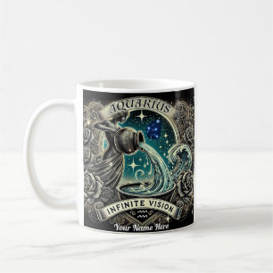 Aquarius “Infinite Vision” Zodiac Mug
