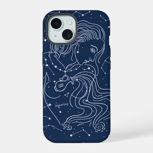 Aquarius Iphone Case (Back)