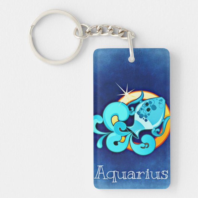 Aquarius Keychain (Front)