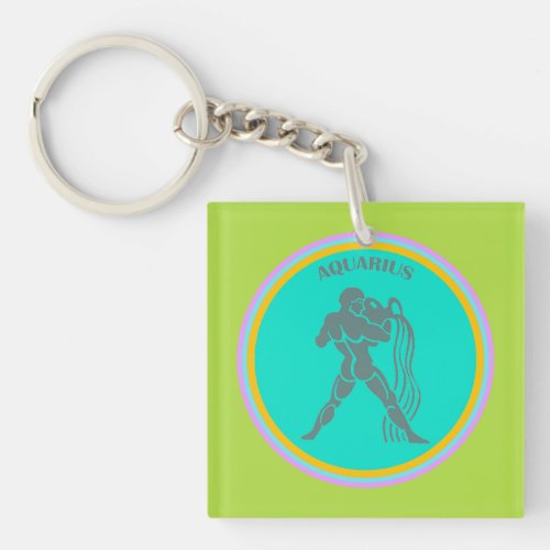 Aquarius Keychain