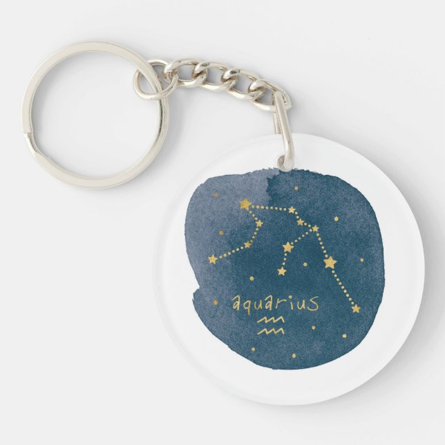 Aquarius Keychain (Front)
