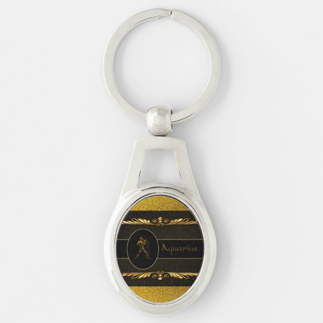 Aquarius Keychain (Front)