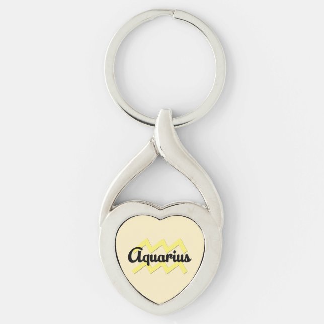 Aquarius Keychain (Front)