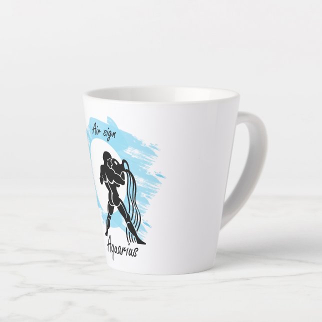 Aquarius Latte Mug (Right Angle)