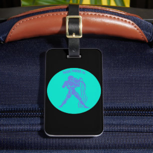 Aquarius Luggage Tag 