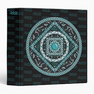 Aquarius Mandala Binder