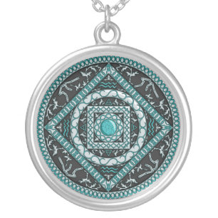 Aquarius Mandala Necklace