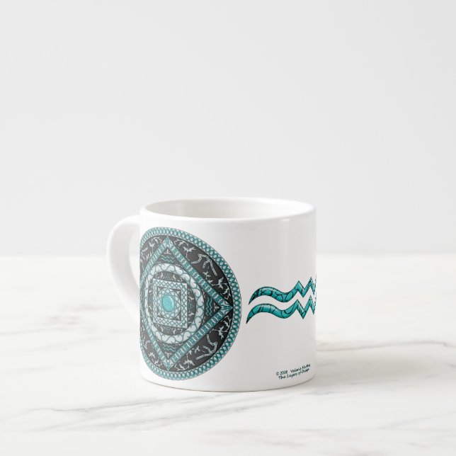 Aquarius Mandala Specialty Mug (Front Left)