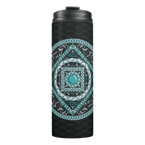 Aquarius Mandala Thermal Tumbler