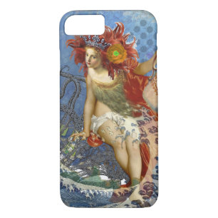 Aquarius Mermaid Gothic Blue Art iPhone 8/7 Case
