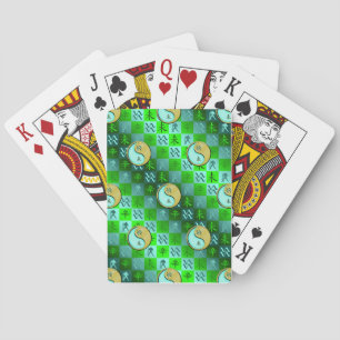 Aquarius & Metal Goat Poker Cards