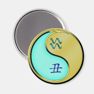 Aquarius & Metal Ox Magnet
