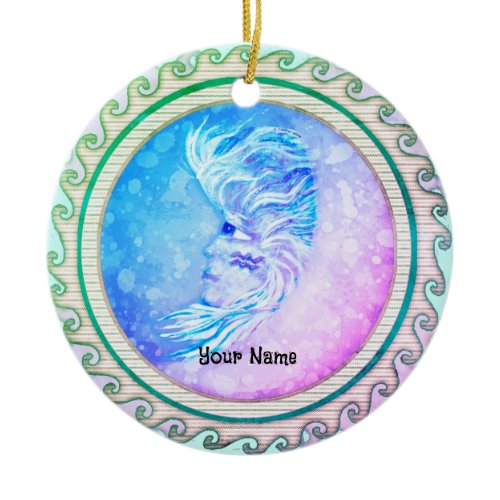 Aquarius Moon Woman ornament