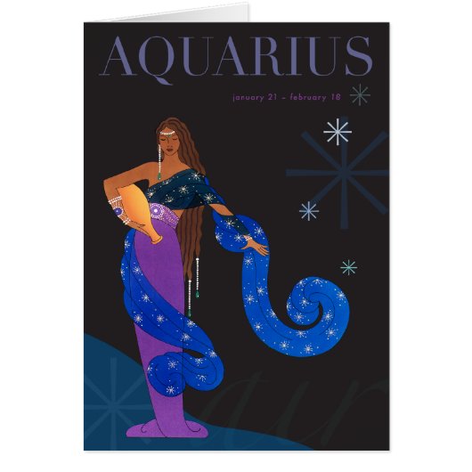 Aquarius Note Cards (Front)