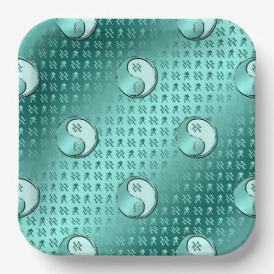 Aquarius Paper Plates