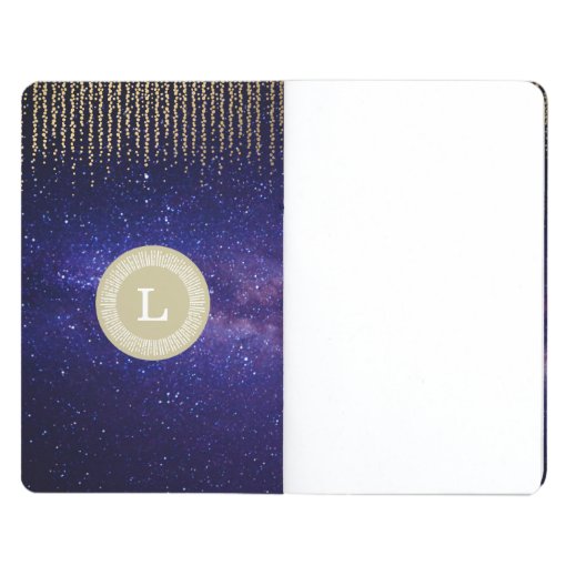 Aquarius Personalized Monogram Journal Notebook | Zazzle
