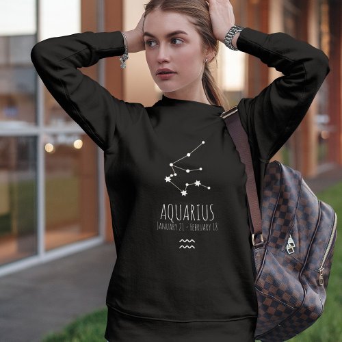 Aquarius  Personalized Zodiac Constellation Sweatshirt