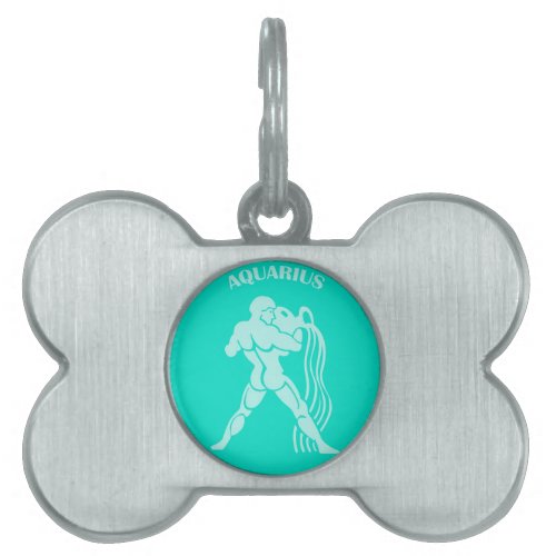 Aquarius Pet Id Tag