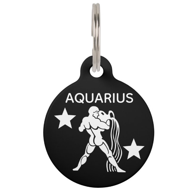 Aquarius Pet ID Tag (Front)