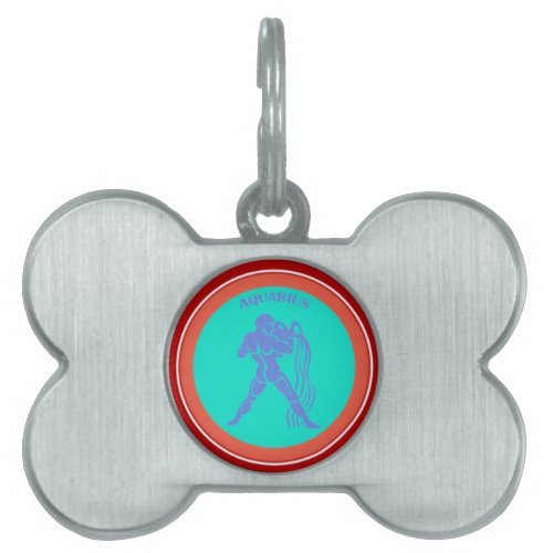 Aquarius Pet Id Tag