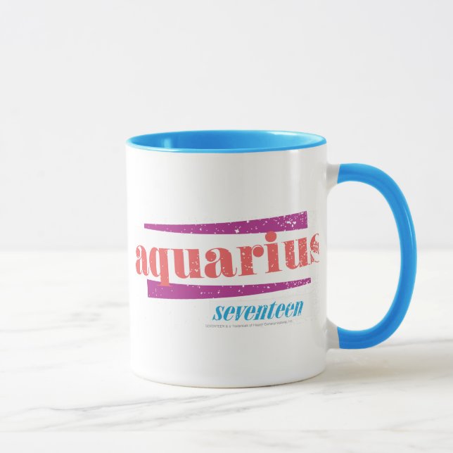 Aquarius Pink Mug (Right)