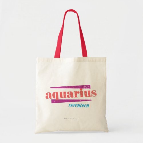 Aquarius Pink Tote Bag