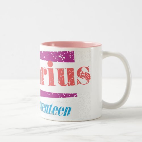 Aquarius Pink Two_Tone Coffee Mug