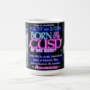Aquarius Pisces Zodiac cusp 15 oz mug