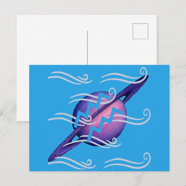 Aquarius Post Card (Front/Back)