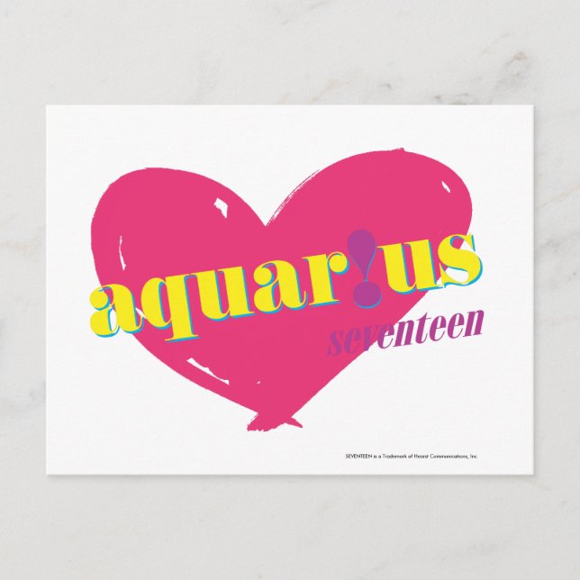 Aquarius Postcard (Front)