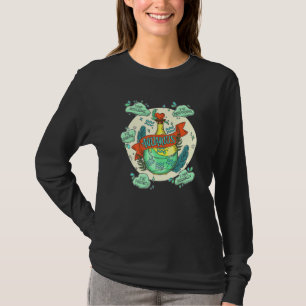 Aquarius Potion With Ingredients Magical Astrolo T-Shirt