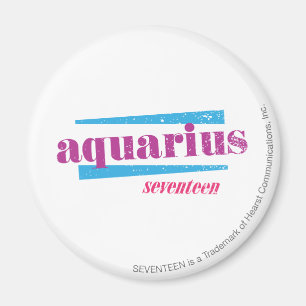 Aquarius Purple Magnet
