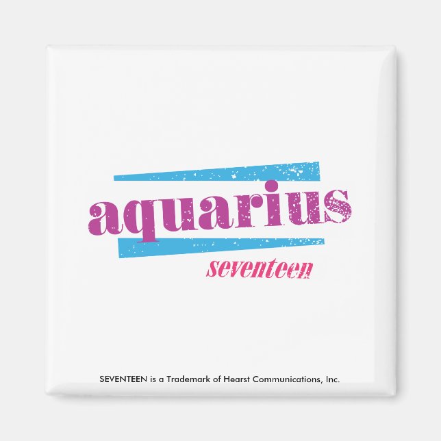 Aquarius Purple Magnet (Front)