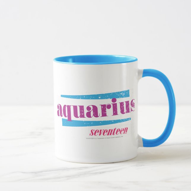 Aquarius Purple Mug (Right)