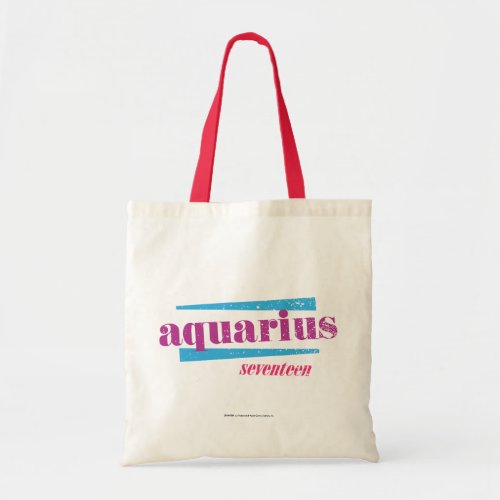 Aquarius Purple Tote Bag