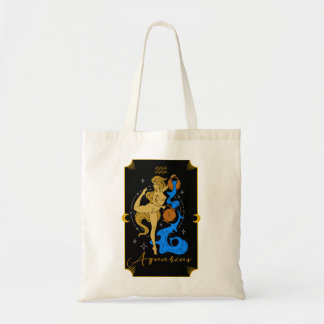 Aquarius Saucy Signs Astrological Tote Bag